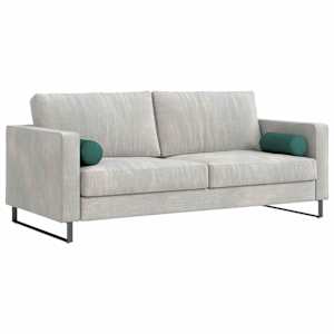 Polštáře 2 pcs Tmavě zelená Ø 15 x 40 cm textil - obrázek 3
