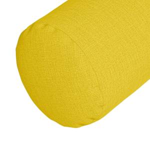 Polštáře 2 pcs Světlá žlutá Ø 15 x 40 cm textil - obrázek 8