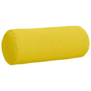 Polštáře 2 pcs Světlá žlutá Ø 15 x 40 cm textil - obrázek 5