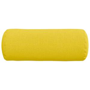 Polštáře 2 pcs Světlá žlutá Ø 15 x 40 cm textil - obrázek 6