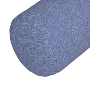 Polštáře 2 pcs Modrá džínovina Ø 15 x 40 cm textil - obrázek 8