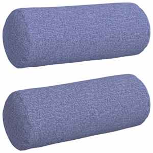 vidaXL Padjad 2 tk kangas Jeans sinine &Oslash; 15 x 40 cm