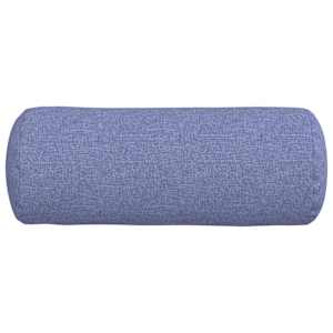 Polštáře 2 pcs Modrá džínovina Ø 15 x 40 cm textil - obrázek 6
