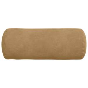 Polštáře 2 pcs Hnědá Ø 15 x 40 cm Žebrovaná látka - obrázek 6