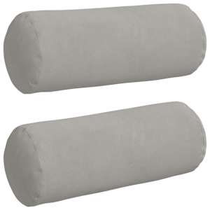 vidaXL Padjad 2 pcs Helehall &Oslash; 15 x 40 cm Mikrofiber kangas
