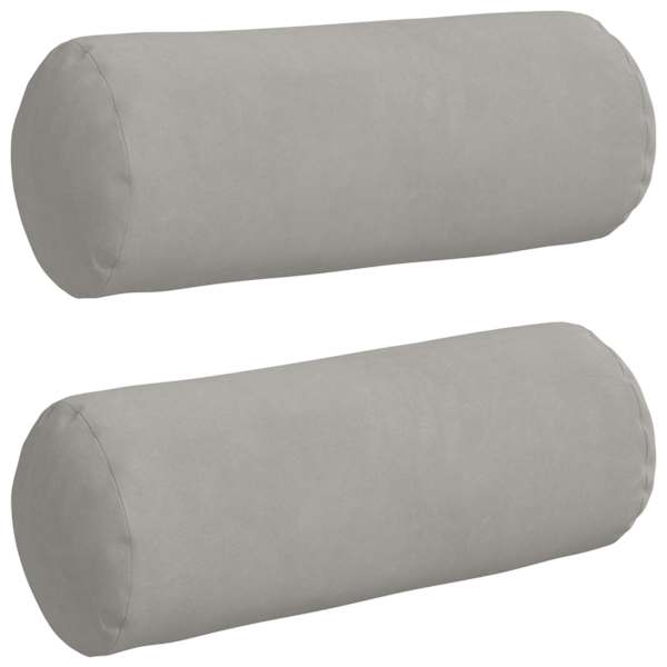 vidaXL Padjad 2 pcs Helehall &Oslash; 15 x 40 cm Mikrofiber kangas