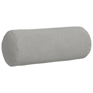 Polštáře 2 pcs Světle šedá Ø 15 x 40 cm Mikrovlákno - obrázek 5