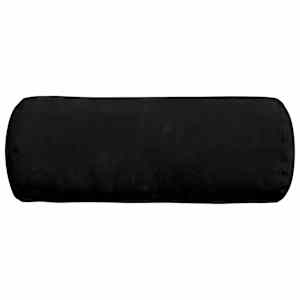 Polštáře 2 pcs Černá Ø 15 x 40 cm Mikrovlákno - obrázek 6