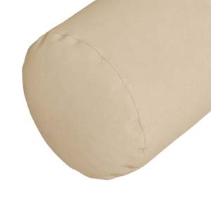 Polštáře 2 pcs Krémová Ø 15 x 40 cm Mikrovlákno - obrázek 8