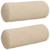 vidaXL Padjad 2 pcs cream &Oslash; 15 x 40 cm Mikrofiber kangas