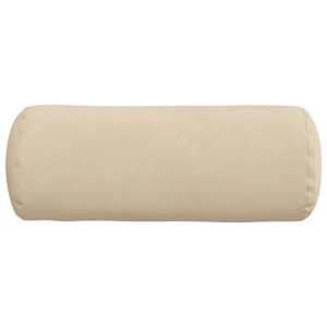Polštáře 2 pcs Krémová Ø 15 x 40 cm Mikrovlákno - obrázek 6