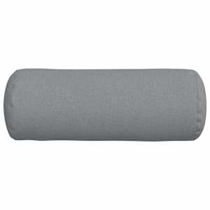 Polštáře 2 pcs Světle šedá Ø 25 x 70 cm textil - obrázek 6