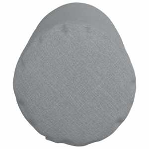 Polštáře 2 pcs Světle šedá Ø 25 x 70 cm textil - obrázek 7