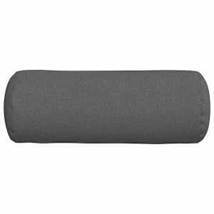 Polštáře 2 pcs Tmavě šedá Ø 25 x 70 cm textil - obrázek 6