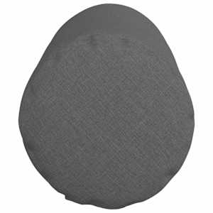 Polštáře 2 pcs Tmavě šedá Ø 25 x 70 cm textil - obrázek 7