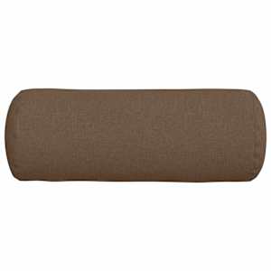 Polštáře 2 pcs Hnědá Ø 25 x 70 cm textil - obrázek 6
