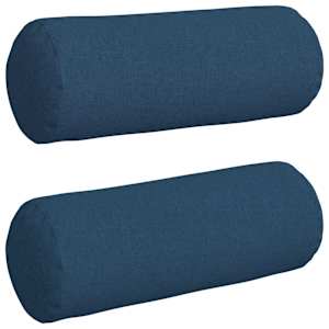 Polštáře 2 pcs Modrá Ø 25 x 70 cm textil - obrázek 2