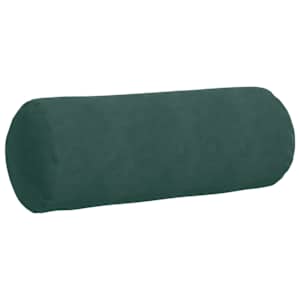 Polštáře 2 pcs Tmavě zelená Ø 25 x 70 cm Žebrovaná látka - obrázek 5