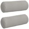 vidaXL Padjad 2 pcs Helehall &Oslash; 25 x 70 cm Mikrofiber kangas