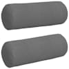 vidaXL Padjad 2 pcs Tumehall &Oslash; 25 x 70 cm Mikrofiber kangas