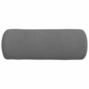 Polštáře 2 pcs Tmavě šedá Ø 25 x 70 cm Mikrovlákno - obrázek 6