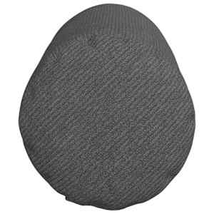 Polštáře 2 pcs Tmavě šedá Ø 25 x 70 cm Žebrovaná látka - obrázek 7