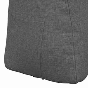 Polštář na záda Tmavě šedá 45 x 24 x 50 cm textil - obrázek 9