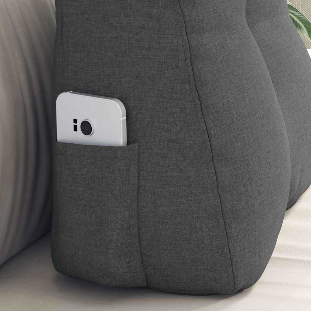 Rugkussen Donkergrijs 45 x 24 x 50 cm Stof image 5