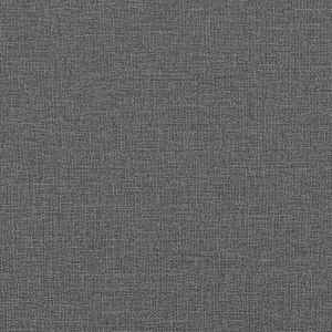 Polštář na záda Tmavě šedá 45 x 24 x 50 cm textil - obrázek 10