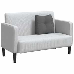 Polštář na záda Tmavě šedá 45 x 24 x 50 cm textil - obrázek 3