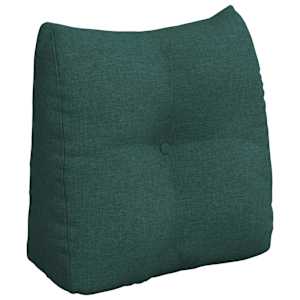 Polštář na záda Tmavě zelená 45 x 24 x 50 cm textil - obrázek 2