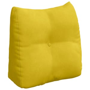 vidaXL Seljatugi padi Kollane 45 x 24 x 50 cm Samet