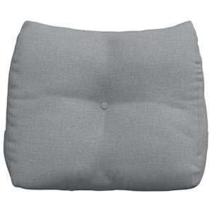 Polštář na záda Světle šedá 60 x 24 x 50 cm textil - obrázek 6
