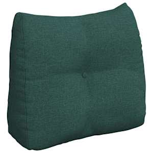 Polštář na záda Tmavě zelená 60 x 24 x 50 cm textil - obrázek 2