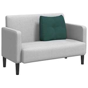 Polštář na záda Tmavě zelená 60 x 24 x 50 cm textil - obrázek 3