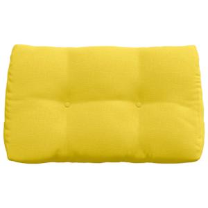 Polštář na záda Světlá žlutá 80 x 24 x 50 cm textil - obrázek 6