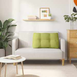 Polštář na záda Světlá zelená 80 x 24 x 50 cm textil - obrázek 4