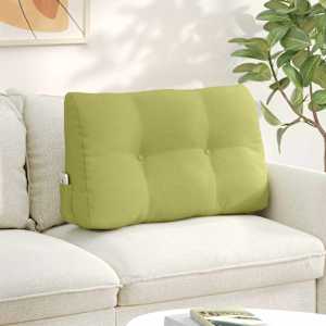 Poglavni vzglavnik Svetlo zelena 80 x 24 x 50 cm blago