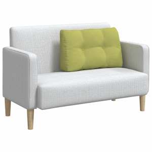 Polštář na záda Světlá zelená 80 x 24 x 50 cm textil - obrázek 3