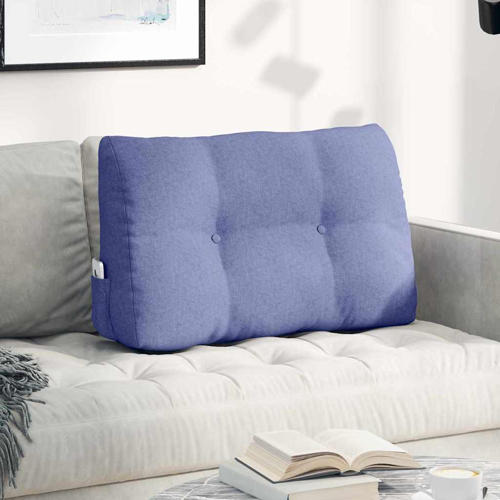 Casă & grădină - Perna pentru spate Albastru Jeans 80 x 24 x 50 cm țesătură