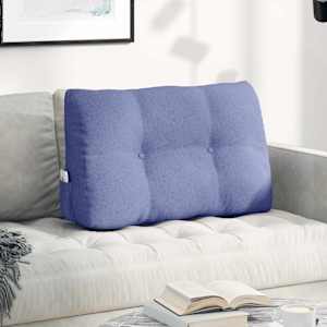 Poglavni vzglavnik Jeans modra 80 x 24 x 50 cm blago