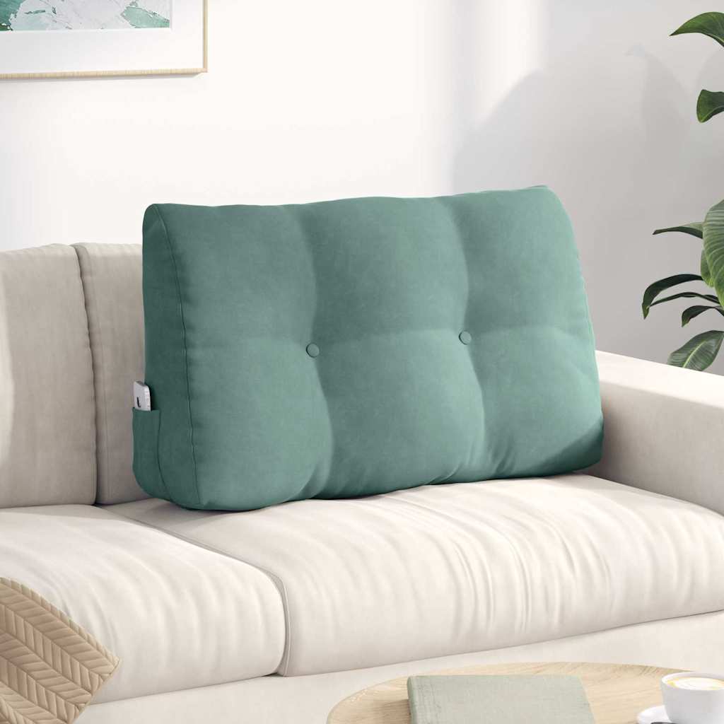 Casă & grădină - Perna pentru spate Verde Mării 80 x 24 x 50 cm Catifea