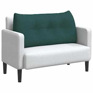 Polštář na záda Tmavě zelená 100 x 24 x 50 cm textil - obrázek 3