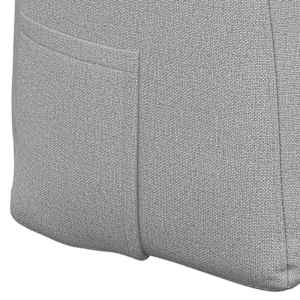 Polštář na záda Oblačno šedá 100 x 24 x 50 cm textil - obrázek 9
