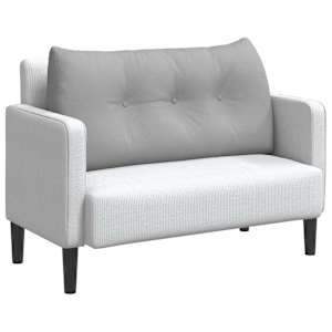 Polštář na záda Oblačno šedá 100 x 24 x 50 cm textil - obrázek 3