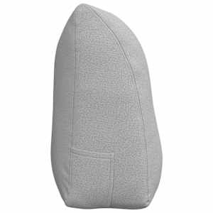Polštář na záda Oblačno šedá 100 x 24 x 50 cm textil - obrázek 7
