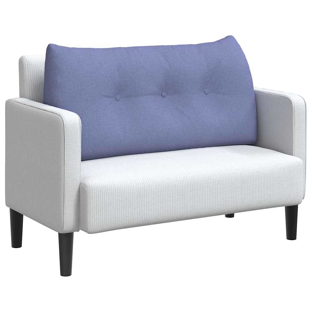 Rugkussen Jeans Blauw 100 x 24 x 50 cm Stof image 3