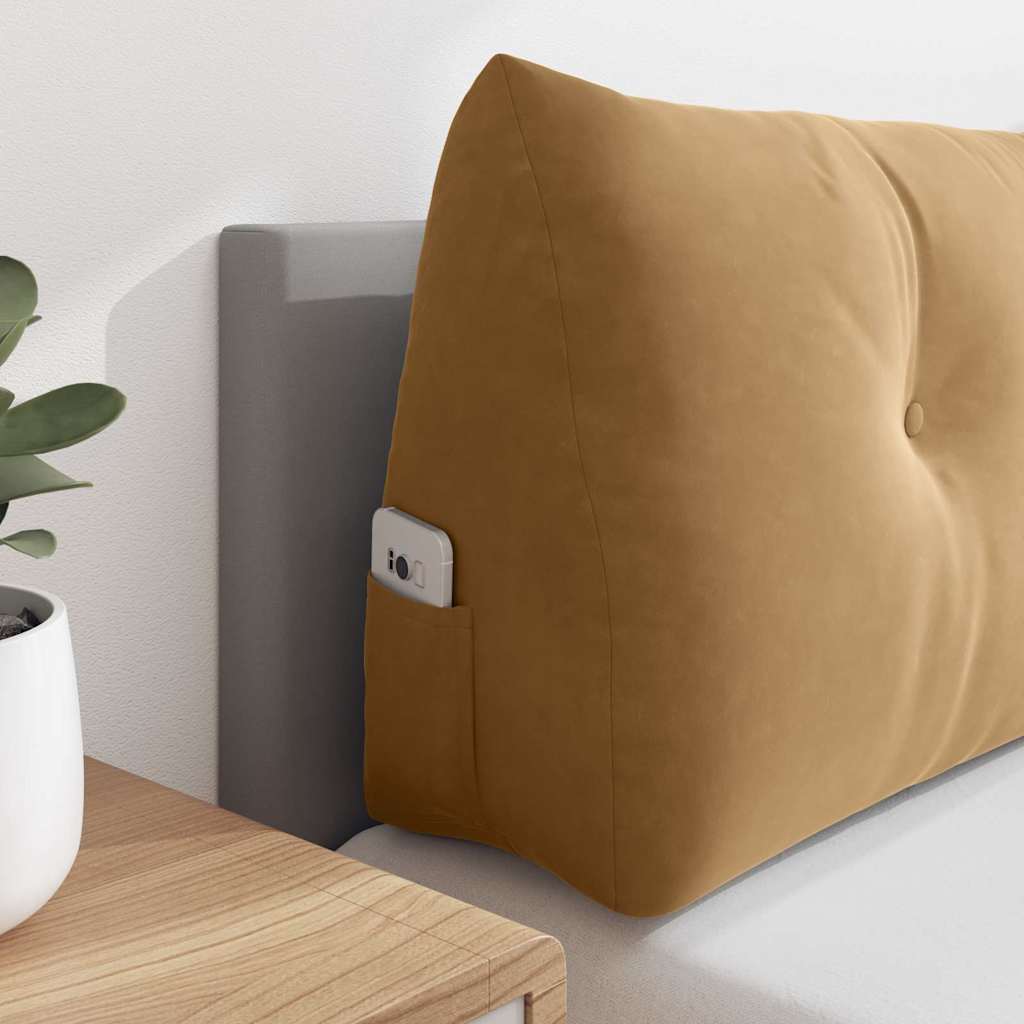 Rugkussen Bruin 100 x 24 x 50 cm Fluweel image 5