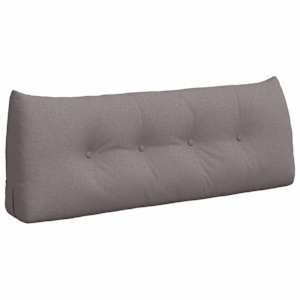 Polštář na záda Taupe 120 x 24 x 50 cm textil - obrázek 2