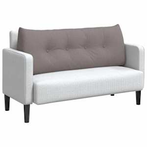 Polštář na záda Taupe 120 x 24 x 50 cm textil - obrázek 3